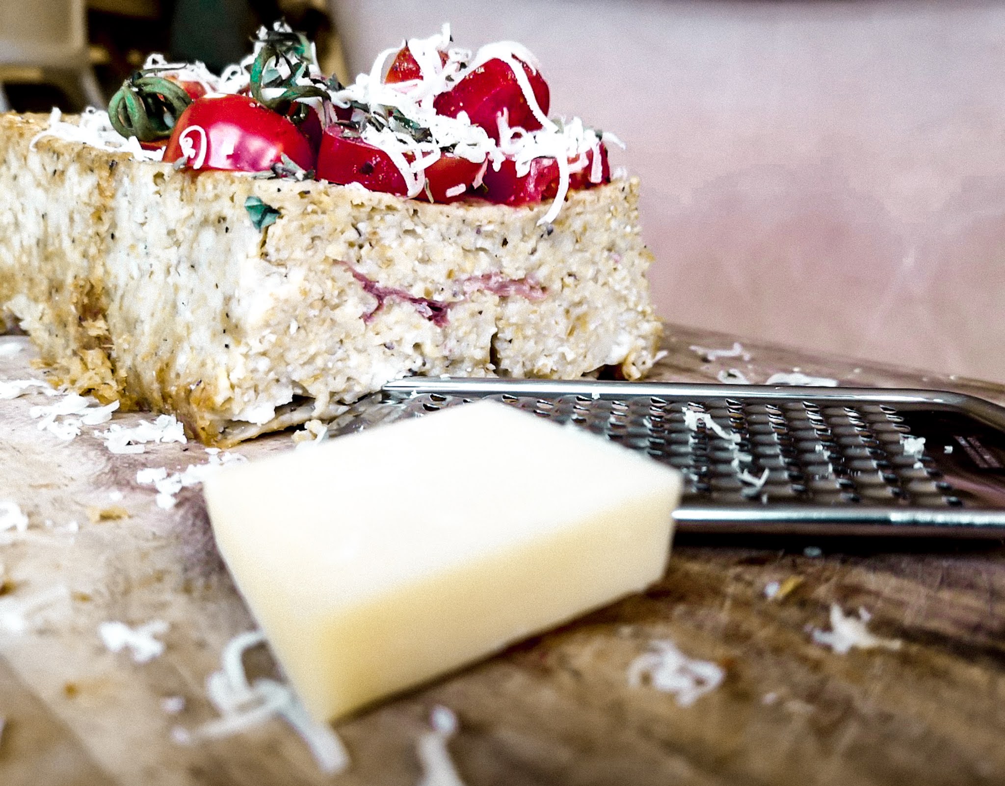 salziger Kuchen aus Polenta